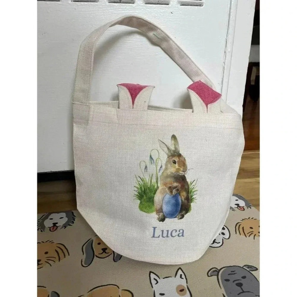Other - Luca Child’s Easter Cloth Basket Bag